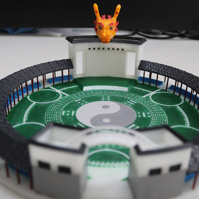 نموذج معماري لطباعة الراتنج SLA Wulong Plaza